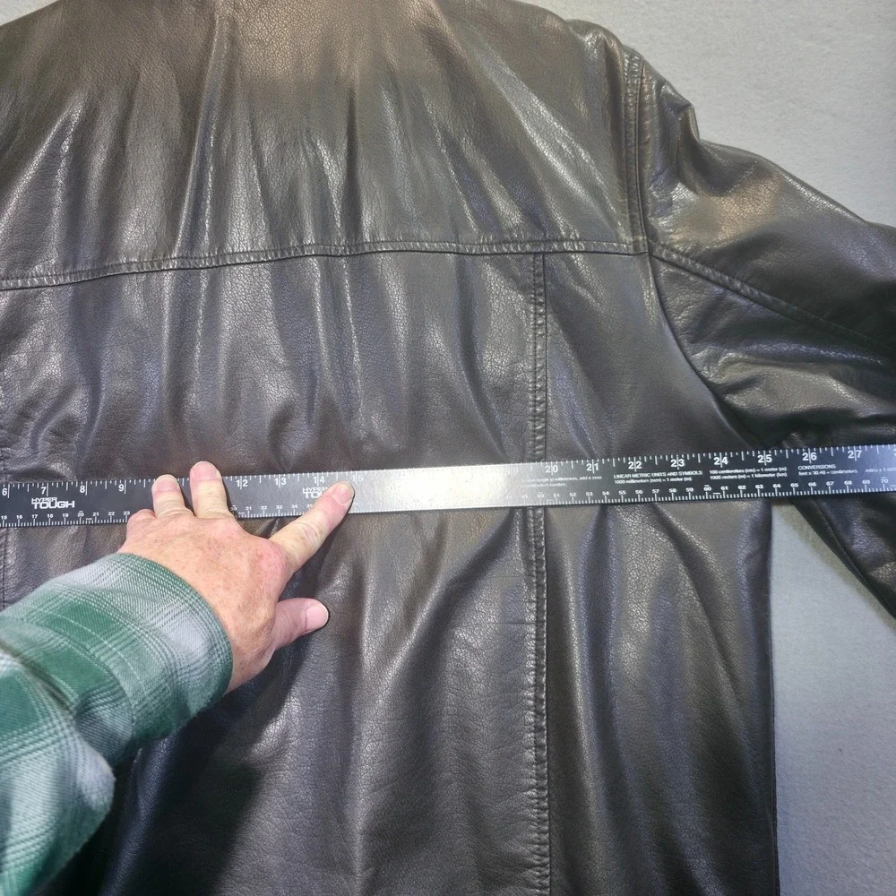 Levi‎ Men's Sherpa Lined Faux Leather Bomber Jacket Hooded Size XL